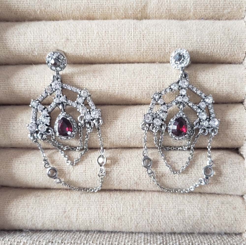 Ethereal statement earrings